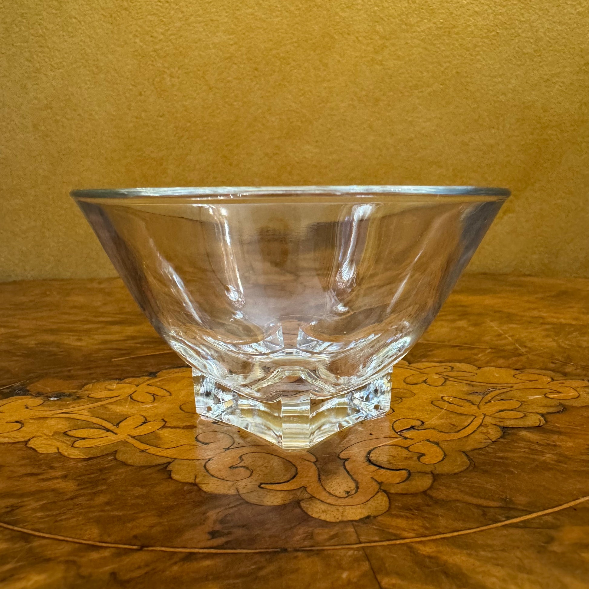 Vintage French Glass Dessert Bowl