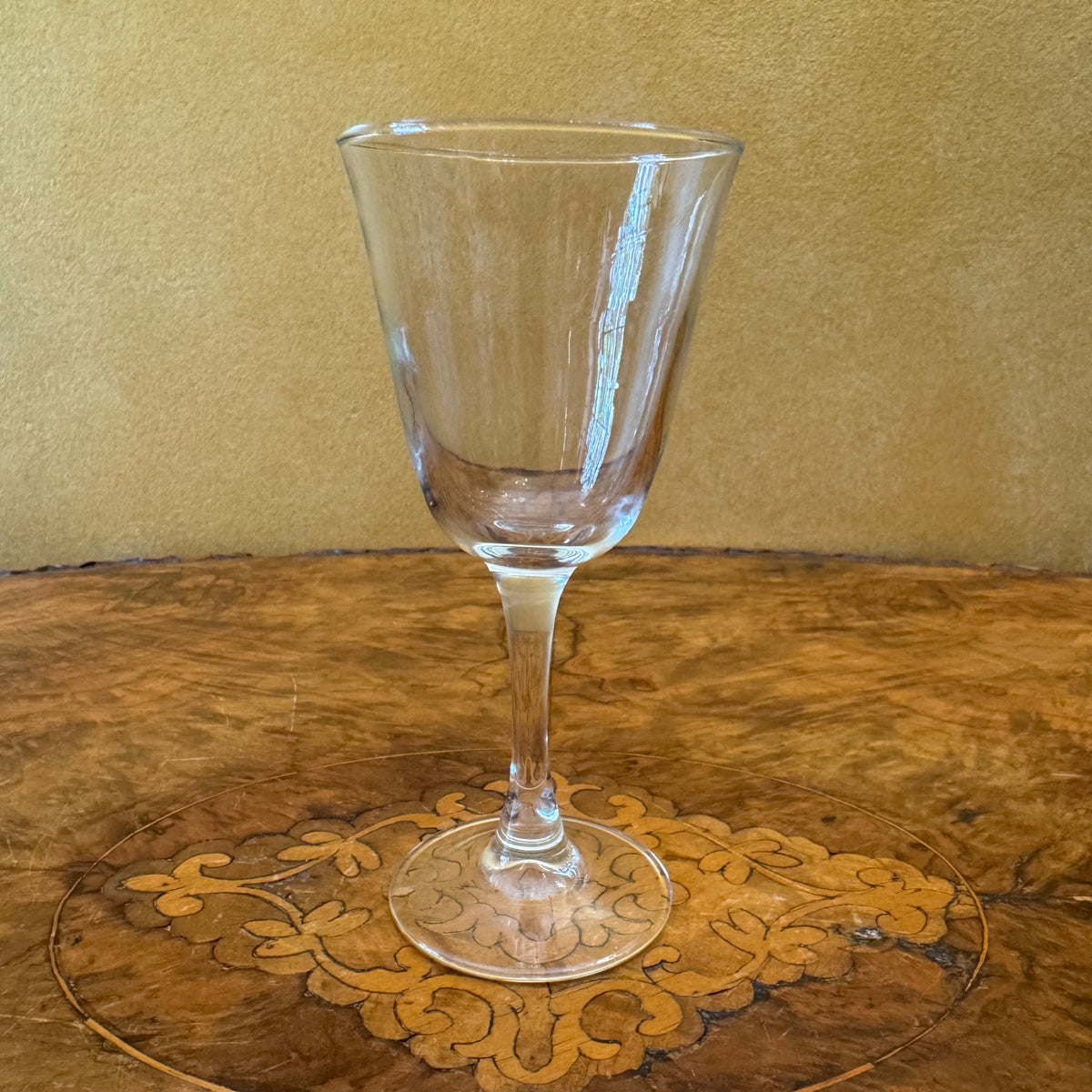 Vintage French Large Wine Glass