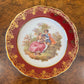 Vintage French Limoges Courting Print Large Plate 