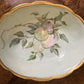 Vintage Fruit Print Hand Painted Bowl