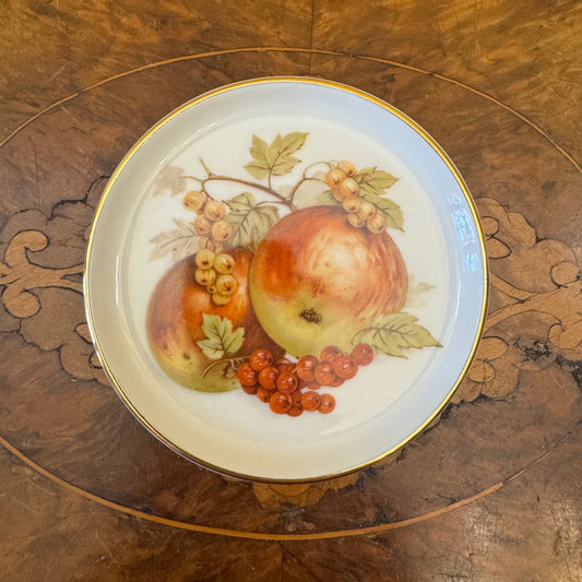 Vintage Furstenberg Fruits Print Small Dish 