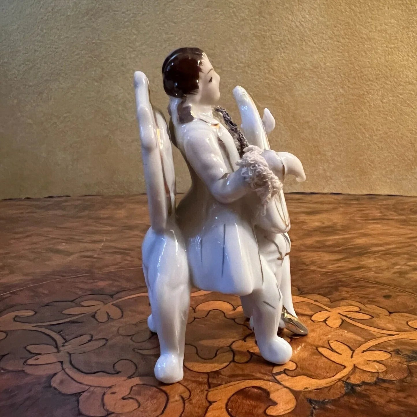 Vintage German Man & Woman Figurines