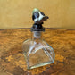 Vintage Glass Bottle Enamel Bird 