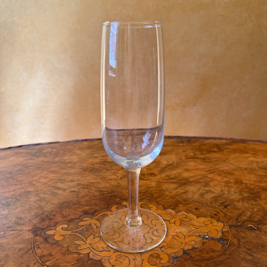 Vintage Glass Champagne Flute