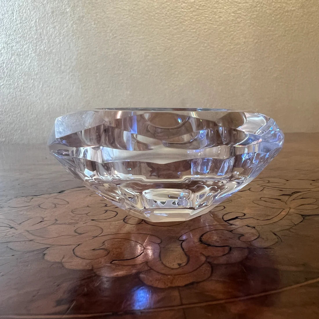 Vintage Glass Candle Holder