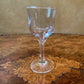 Vintage Glass Port Glasses Set Of Six