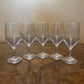 Vintage Glass Sherry Glasses Set Of Five