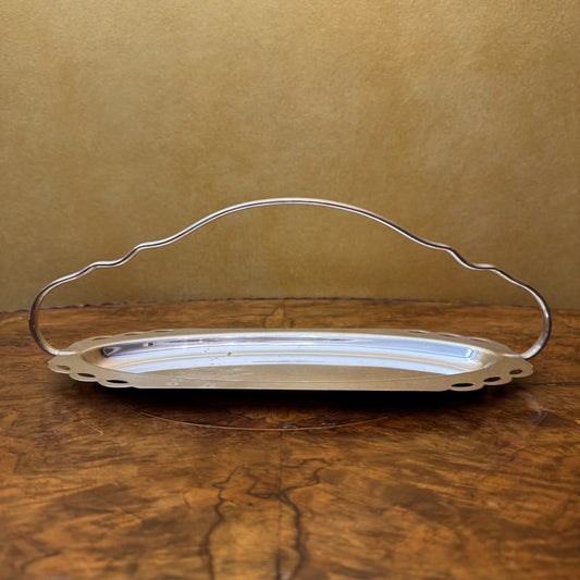 Vintage Goldcraft Silver Plated Serving Tray 