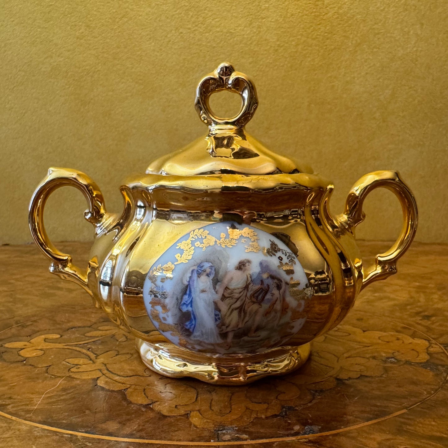 Vintage Golden Bareuther Bavaria Demitasse Coffee Set