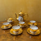 Vintage Golden Bareuther Bavaria Demitasse Coffee Tea Set 