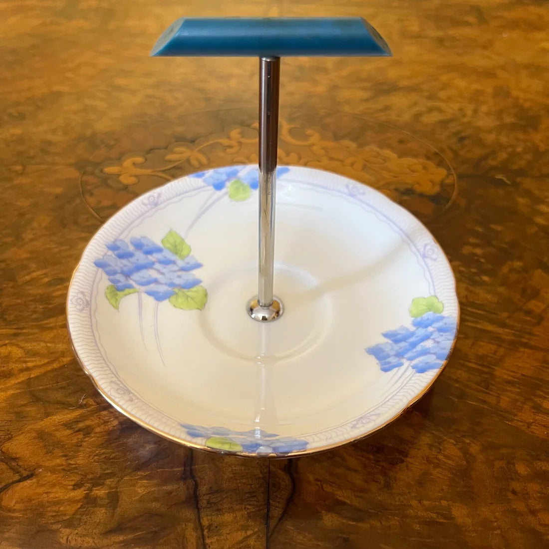 Vintage Grafton Hydrangea Small Serving Plate