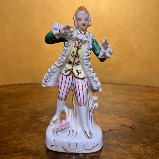 Vintage Porcelain Man Figurine