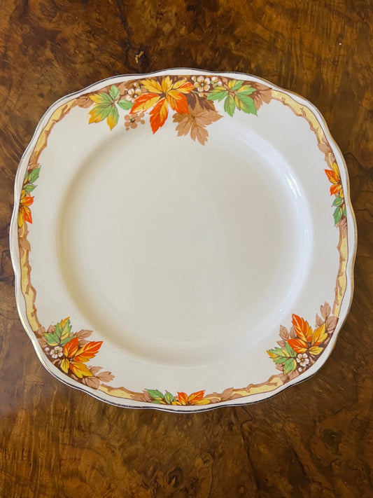 Vintage Grindley Leave Print Plate