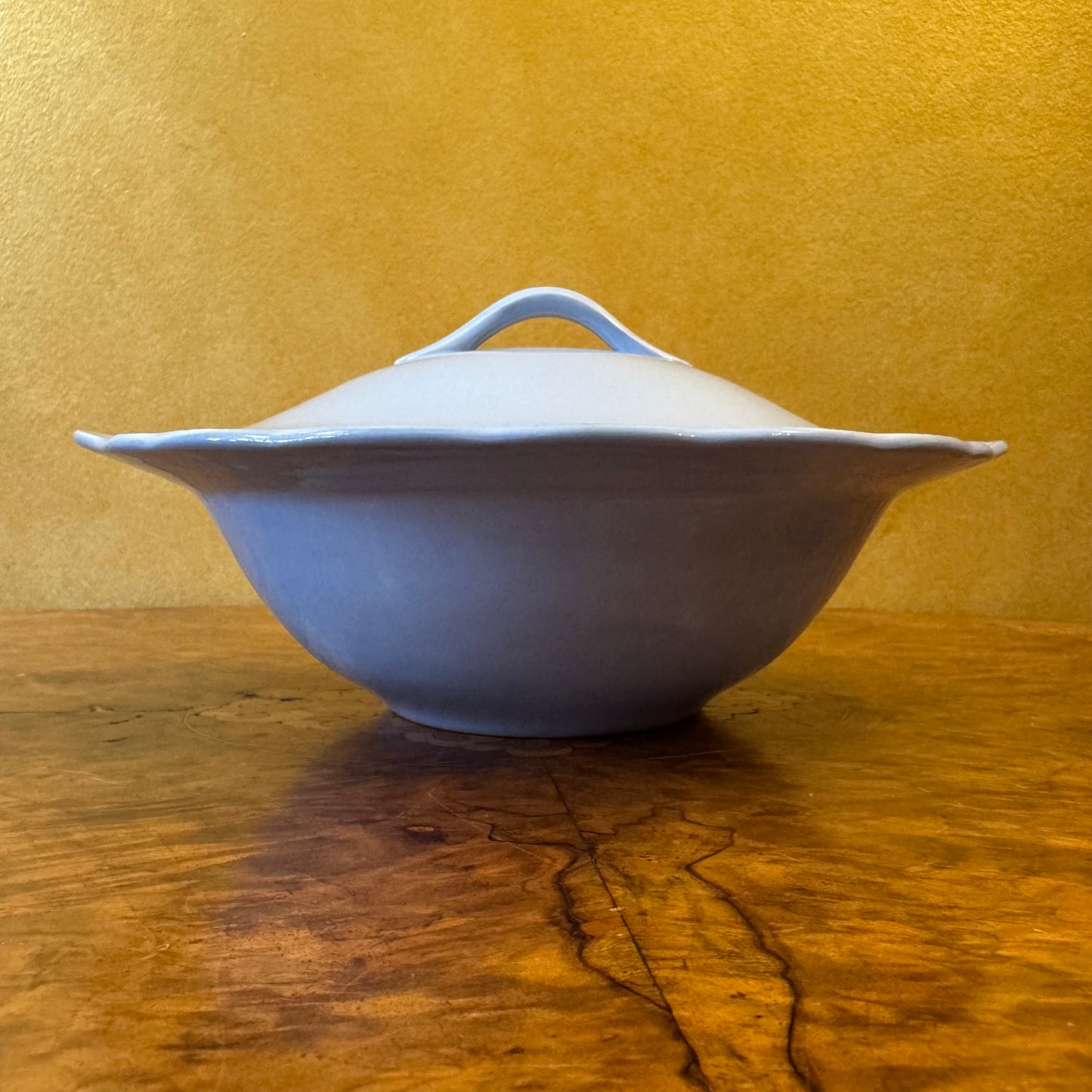 Vintage Grindley Lupin Petal Serving Bowl With Lid