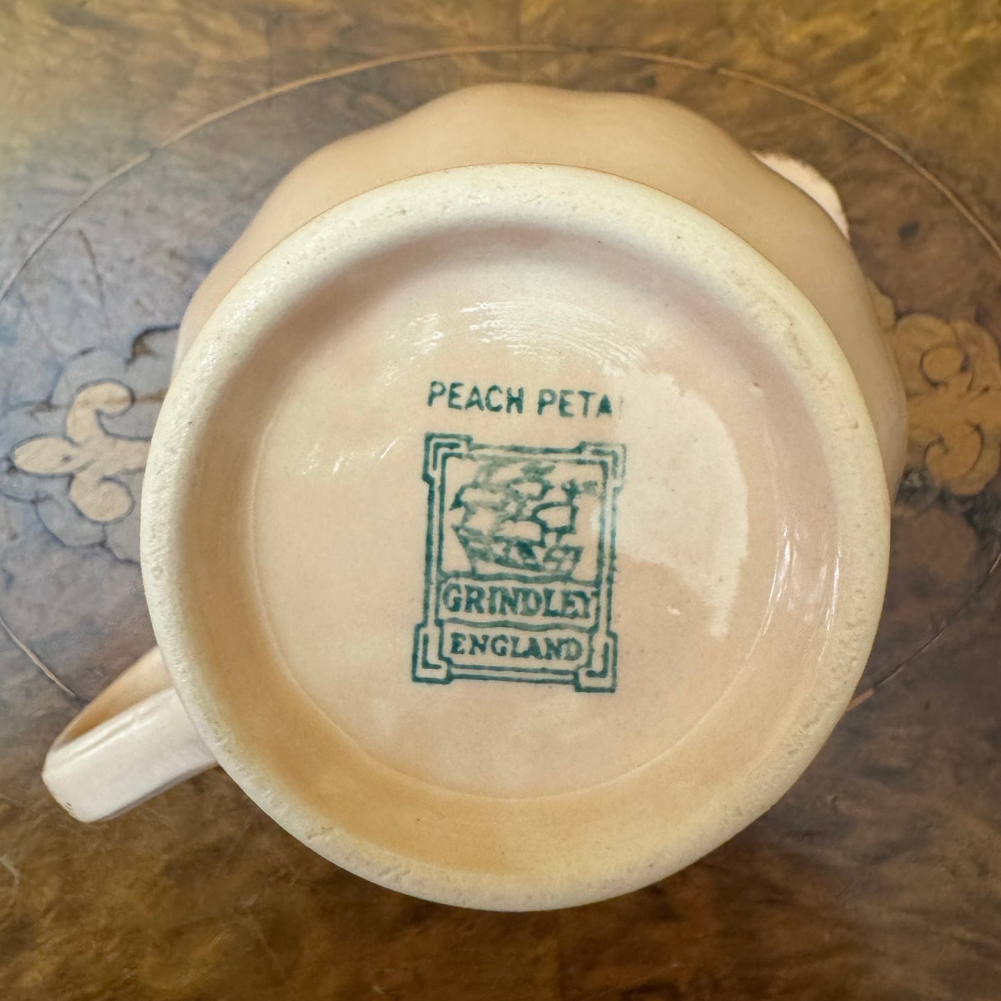 Vintage Grindley Peach Petal Gold 