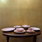 Vintage Grindley Peach Petal Gold Trim 40 Piece Dinner