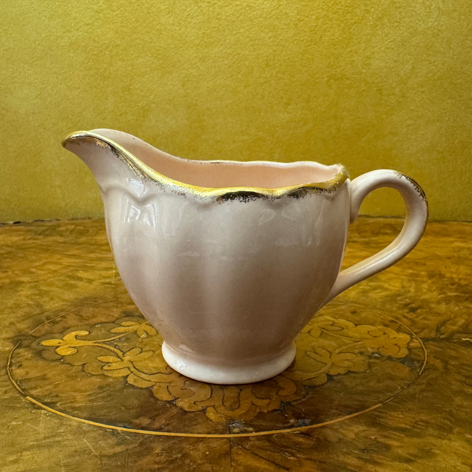 Vintage Grindley Peach Petal Gold Trim Jug 