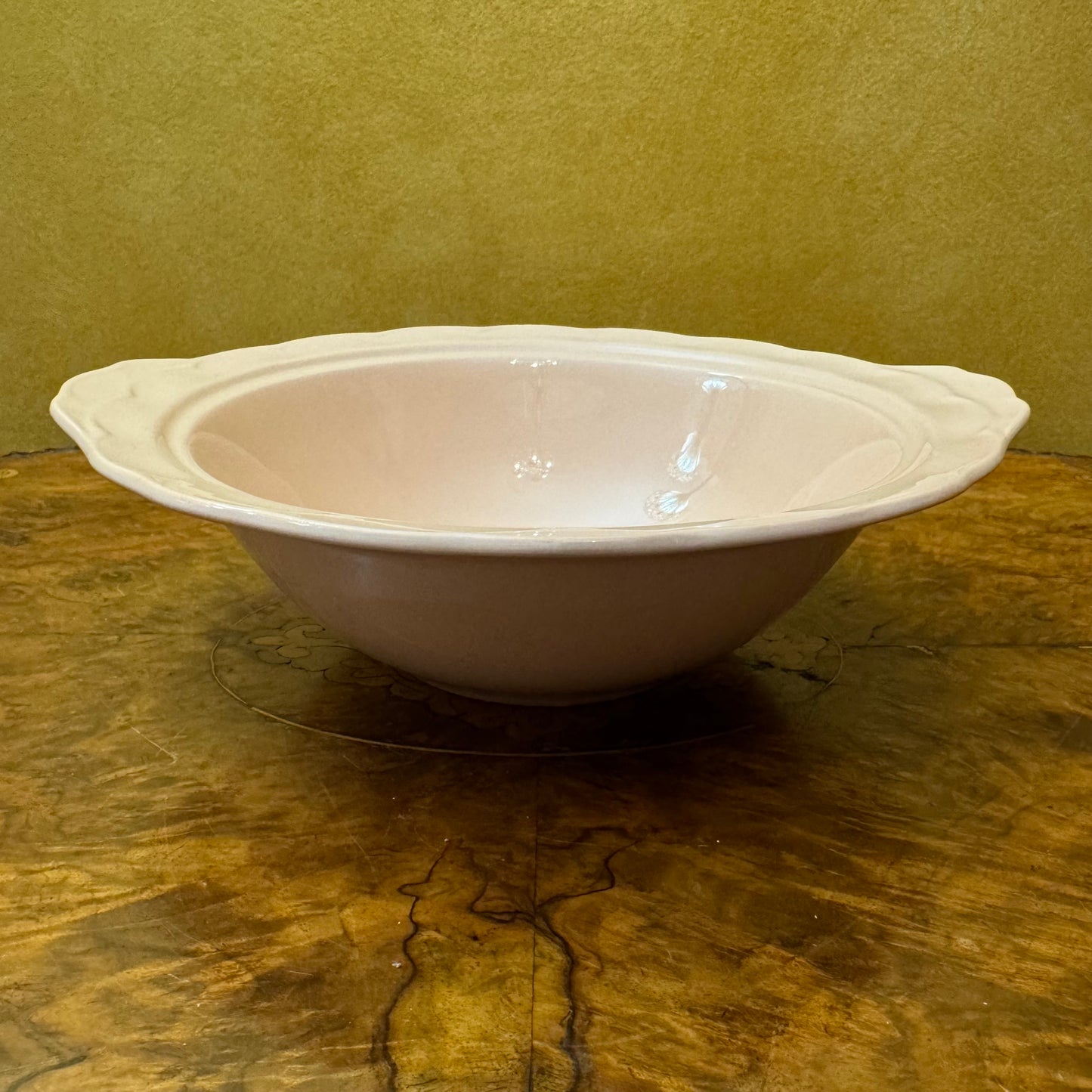 Vintage Grindley Peach Petal Serving Bowl 