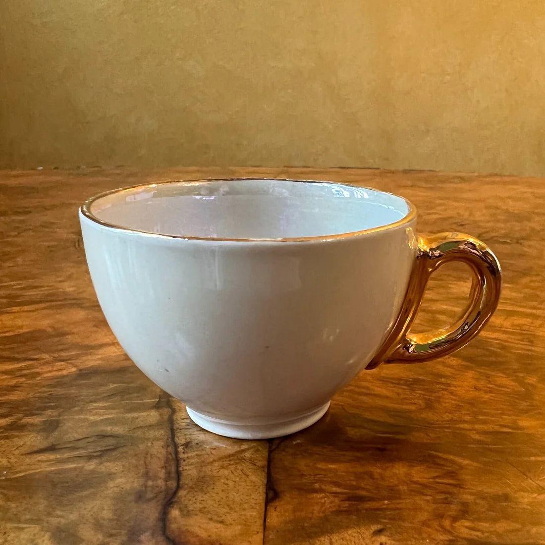 Vintage Grindley Pearl Light Aqua/Cream Demitasse Coffee Cup & Saucer