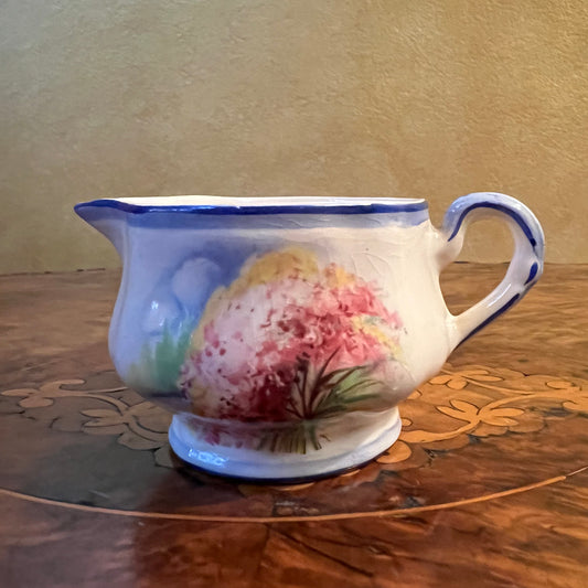 Vintage Hampton Ivory Floral Milk Jug