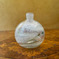 Vintage Hand Blown Glass Swirl Small Vase 