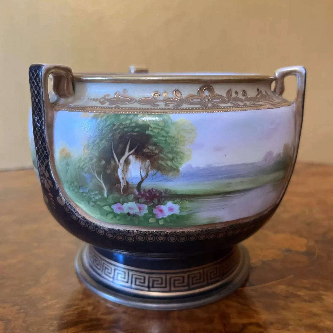 Vintage Hand Painted Vase/Urn