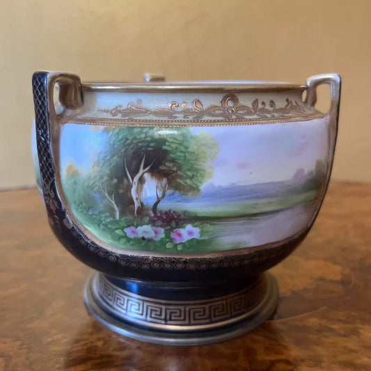 Vintage Hand Painted Vase/Urn