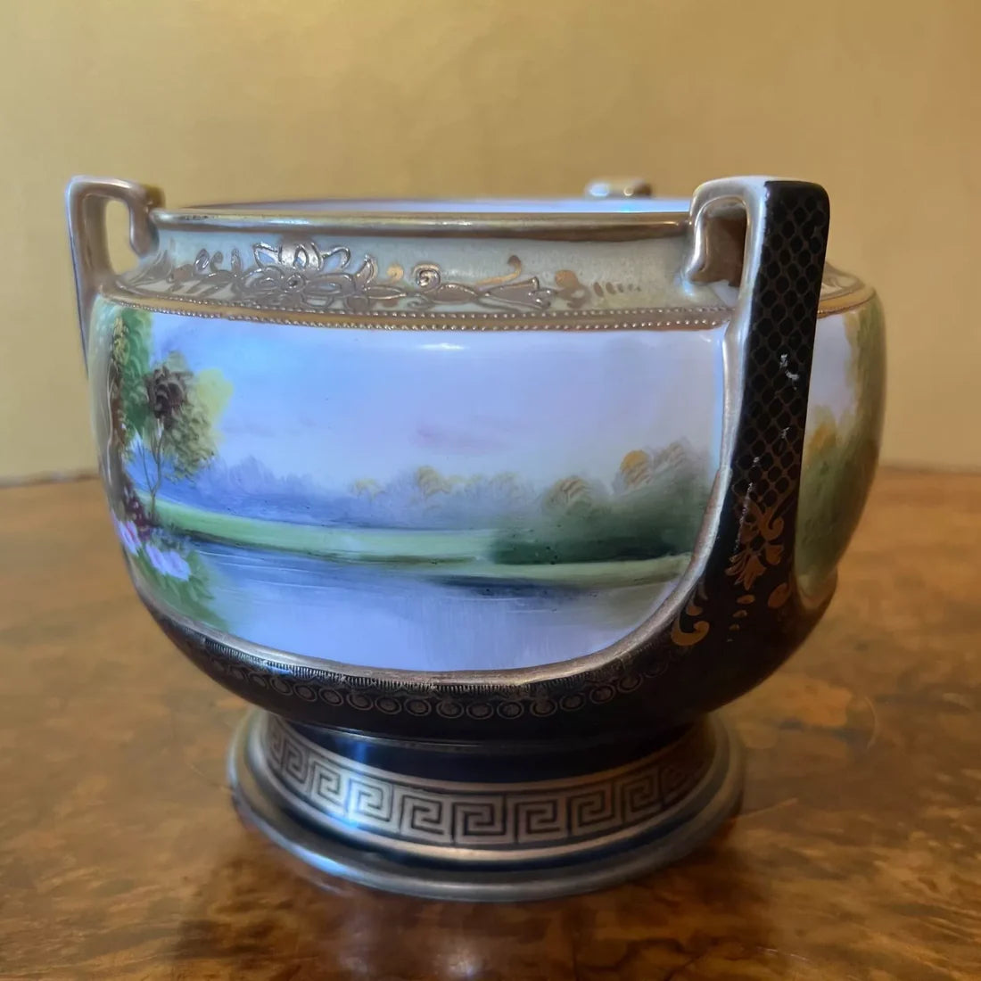 Vintage Hand Painted Vase/Urn