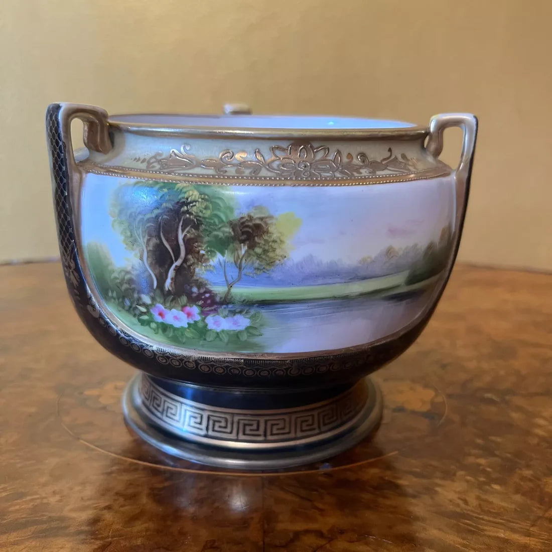 Vintage Hand Painted Vase/Urn