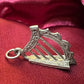 Vintage Celtic Harp Pendant Or Charm
