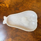 Vintage Hazel Atlas Milk Glass Pear Shaped Dish