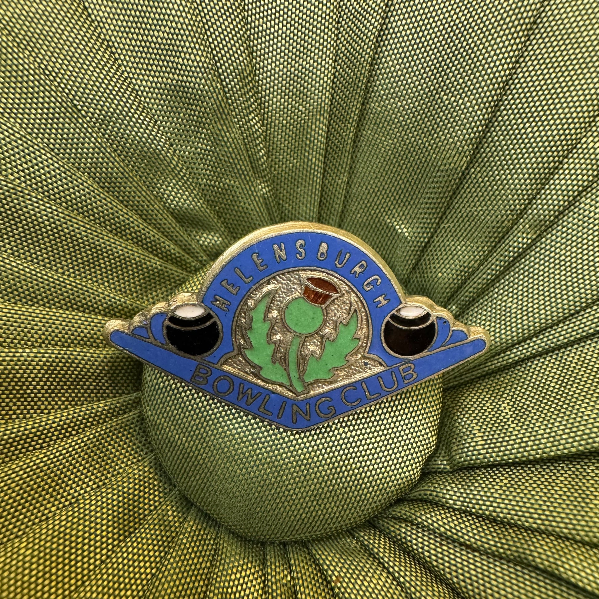 Vintage Helensburgh Bowling Club Badge Pin