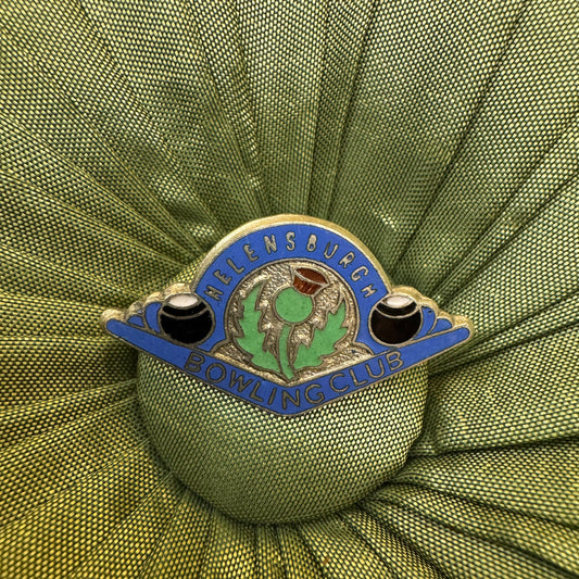 Vintage Helensburgh Bowling Club Badge Pin