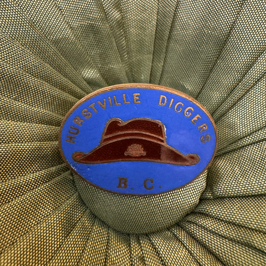 Vintage Hurstville Diggers Badge Pin