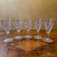 Vintage Inwald Crystal Port Glasses Set Of Five 
