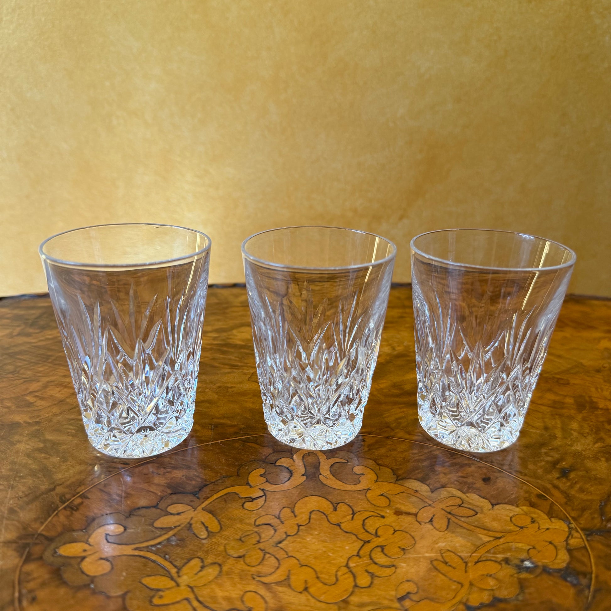 Vintage Inwald Crystal Tumblers Set 