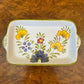 Vintage Italian Ceramic Platter with Handles