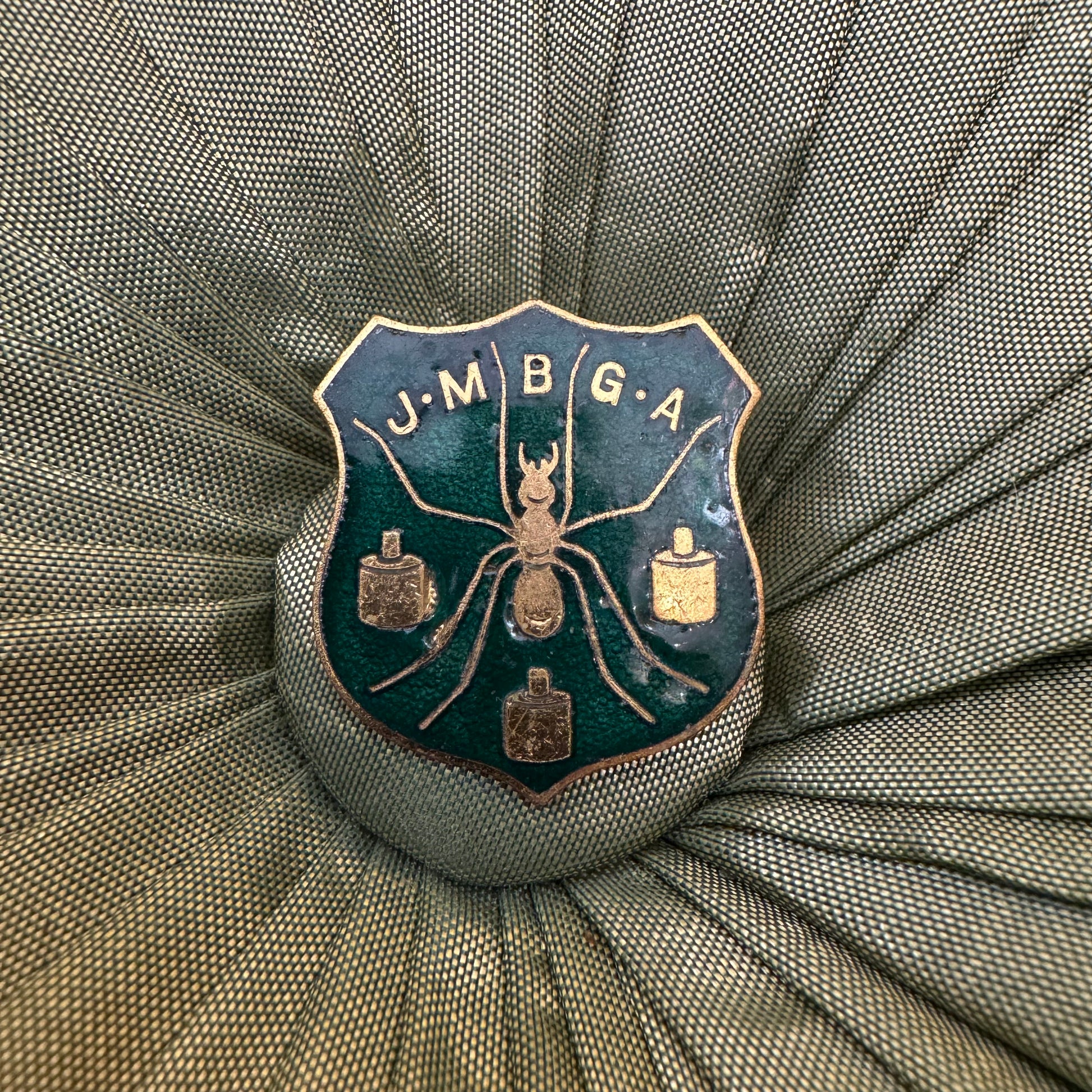 Vintage J.M.B.G.A Spider Badge Pin 