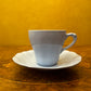 Vintage J & G Meakin Celeste Demitasse Coffee Cup & Saucer 