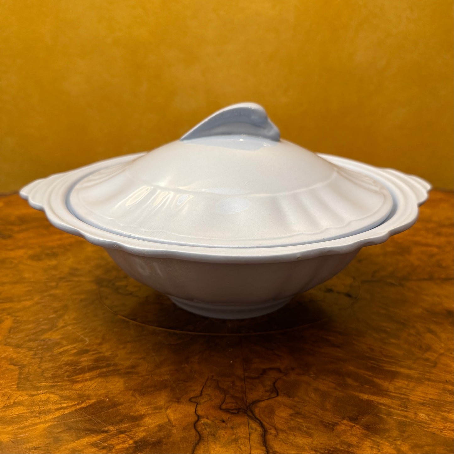 Vintage J & G Meakin Celeste Serving Bowl With Lid 