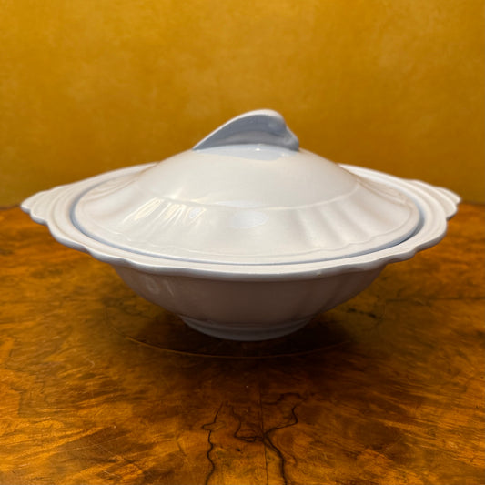 Vintage J & G Meakin Celeste Serving Bowl With Lid 