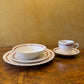 Vintage J & G Meakin Floral Border Print 20 Piece Dinner 
