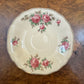 Vintage J & G Meakin Rose Print Saucer 