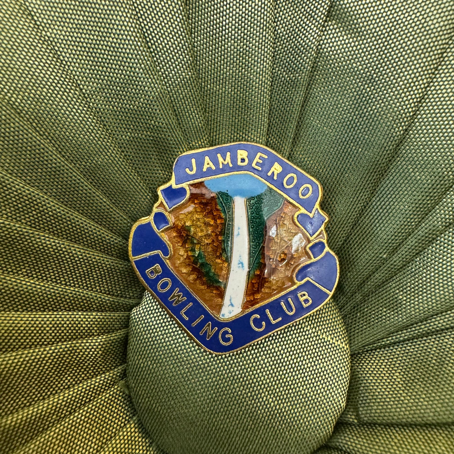 Vintage Jamberoo Bowling Club Badge Pin