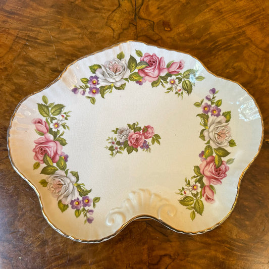 Vintage James Kent Harmony Rose Dish
