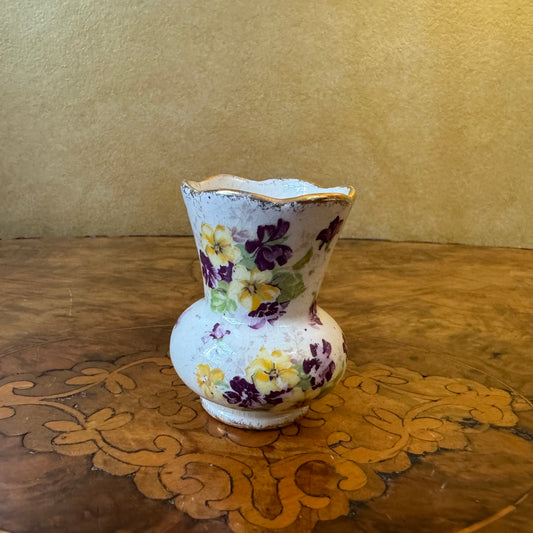 Vintage James Kent Posy Print Small Bud Vase 