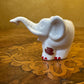 Vintage Japanese Bone China Elephant Ornament