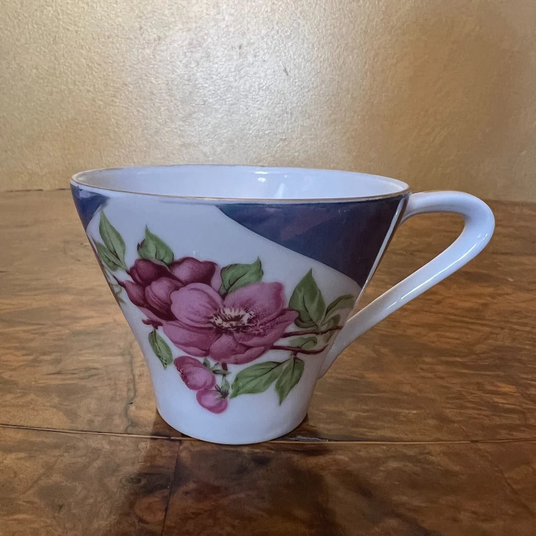 Vintage Japanese Floral Tea Cup