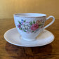 Vintage Japanese Floral Tea Cup & Saucer