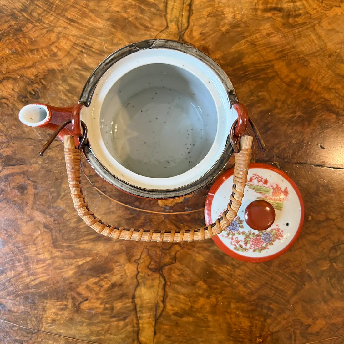 Vintage Japanese Print Teapot